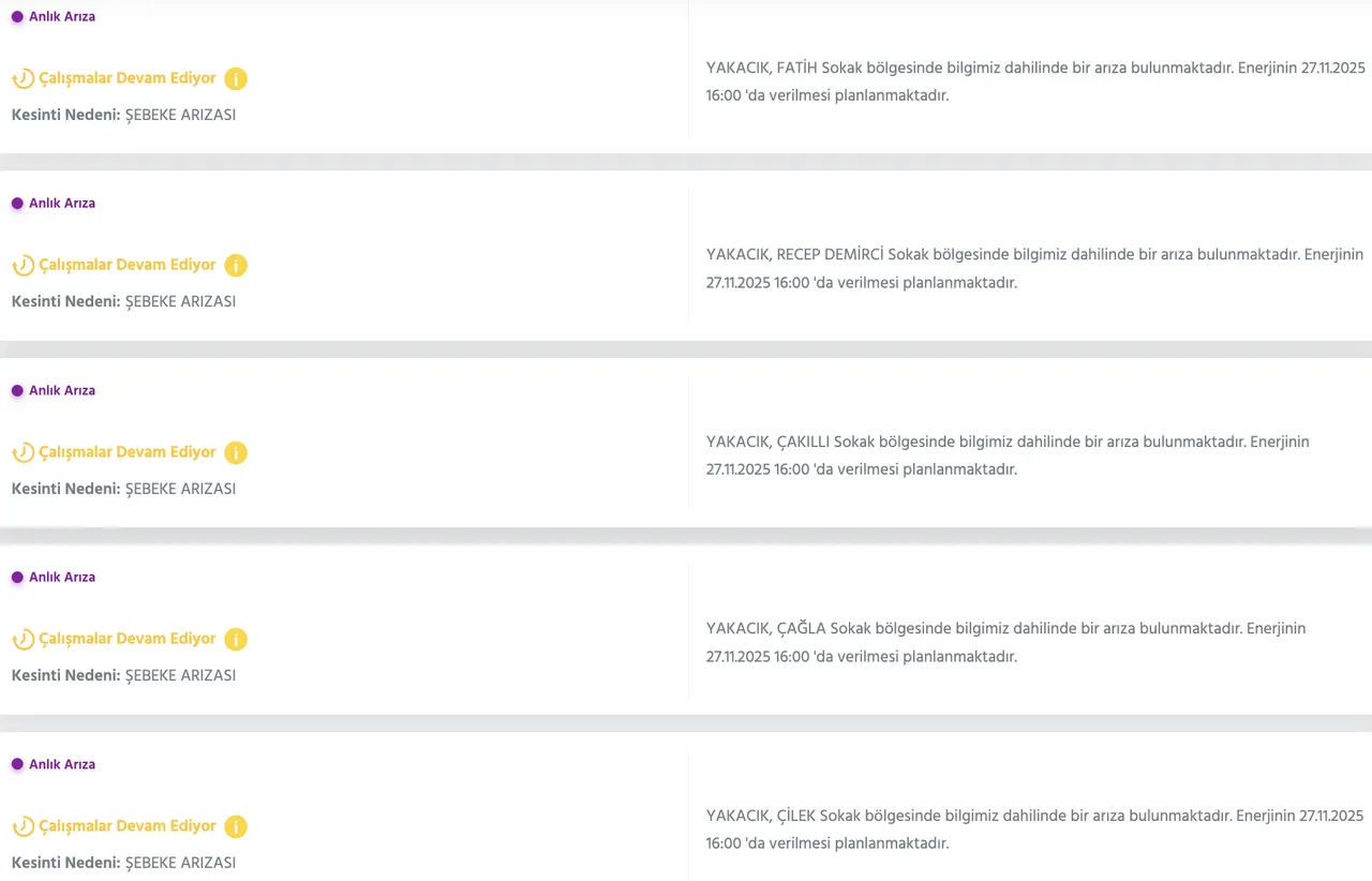 27 Kasım Keçiören elektrik kesintisi sorgulama! Başkent EDAŞ duyurdu, elektrikler ne zaman gelecek?