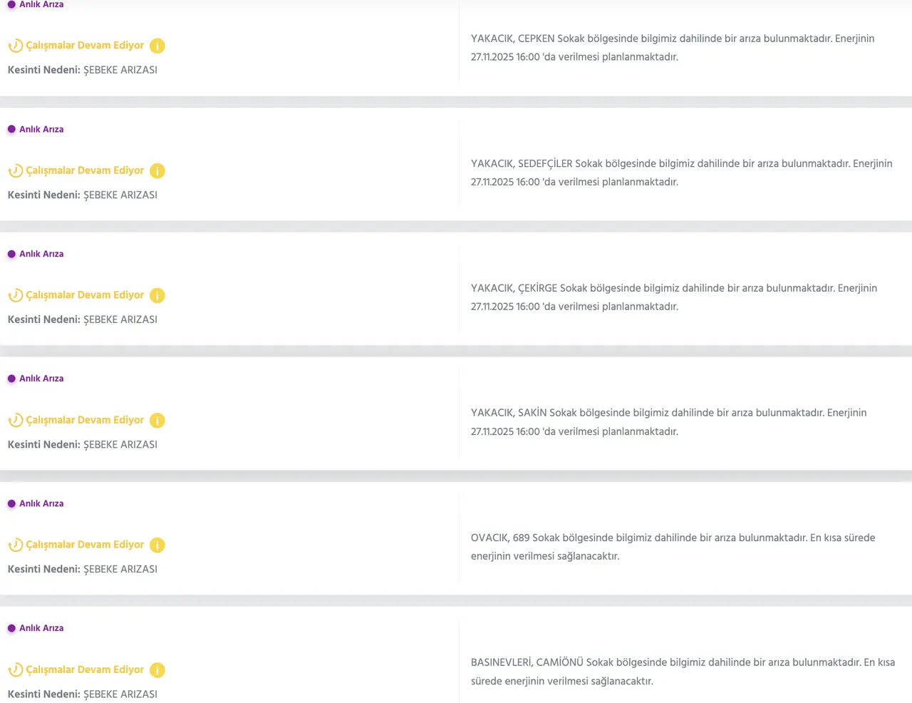 27 Kasım Keçiören elektrik kesintisi sorgulama! Başkent EDAŞ duyurdu, elektrikler ne zaman gelecek?