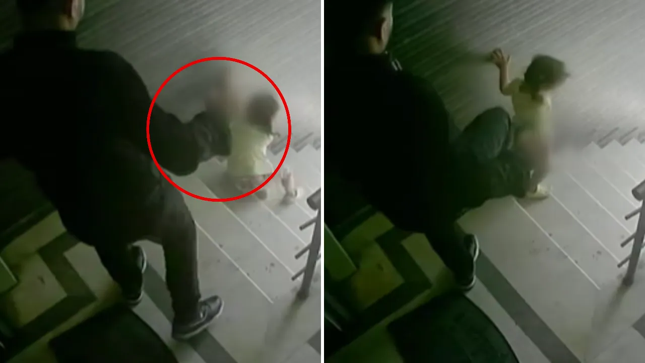 3 yaşındaki kızını tekmeyle merdivenden itmişti! Babaya 1 yıl 6 ay hapis