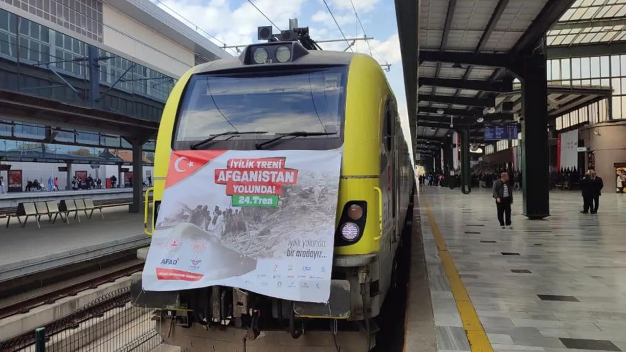 AFAD'tan Afganistan'a yardım eli: 24. İyilik Treni Ankara'dan yola çıktı