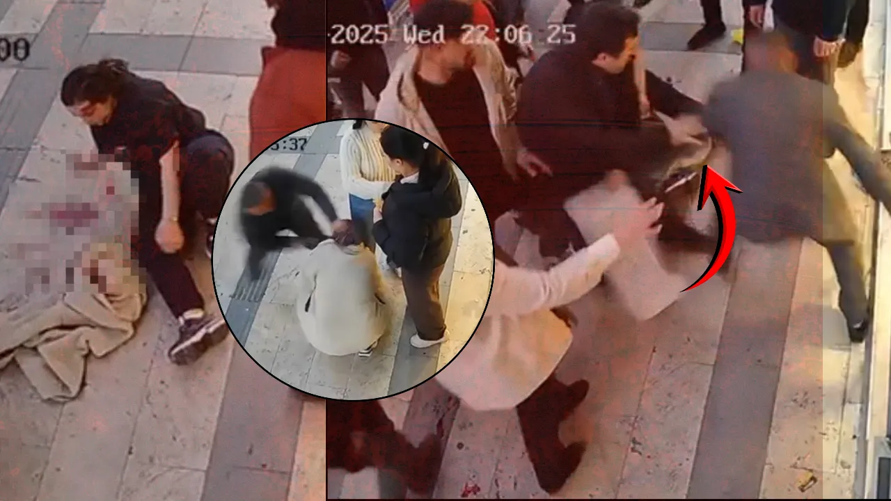 Boşanma aşamasındaki eşini defalarca bıçakladı! Esnaftan meyve kasalı müdahale geldi