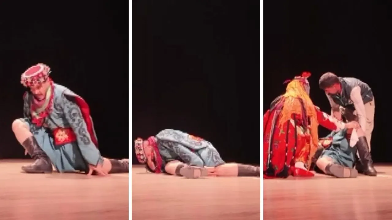 Gösteri kabusa döndü! Ters hareket yaptı, çapraz bağları koptu