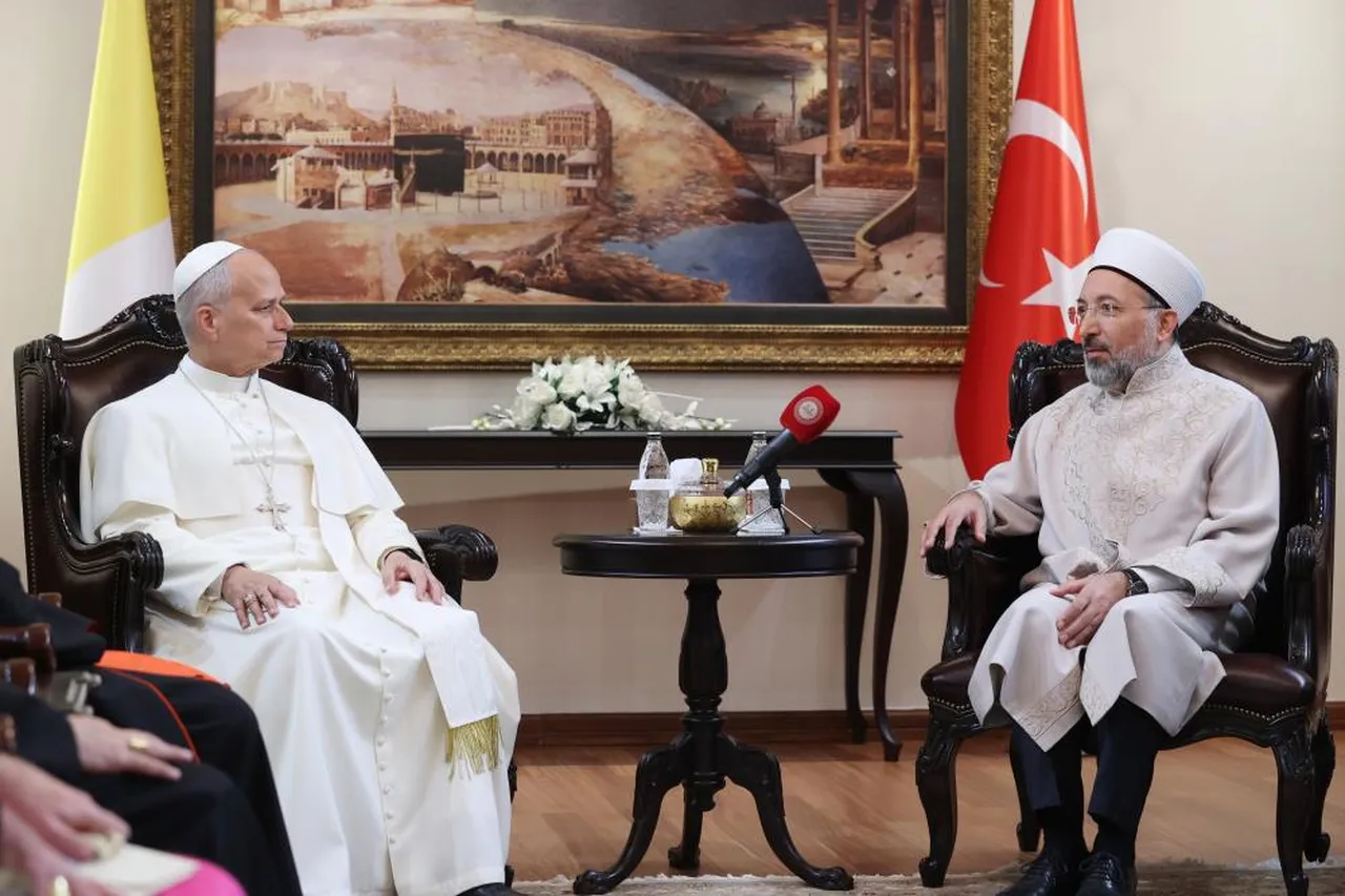 Vatikan Devlet Başkanı Papa 14. Leo Diyanet İşleri Başkanı Arpaguş'u ziyaret etti