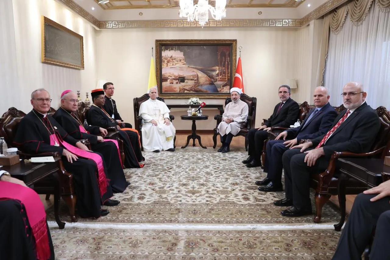 Vatikan Devlet Başkanı Papa 14. Leo Diyanet İşleri Başkanı Arpaguş'u ziyaret etti