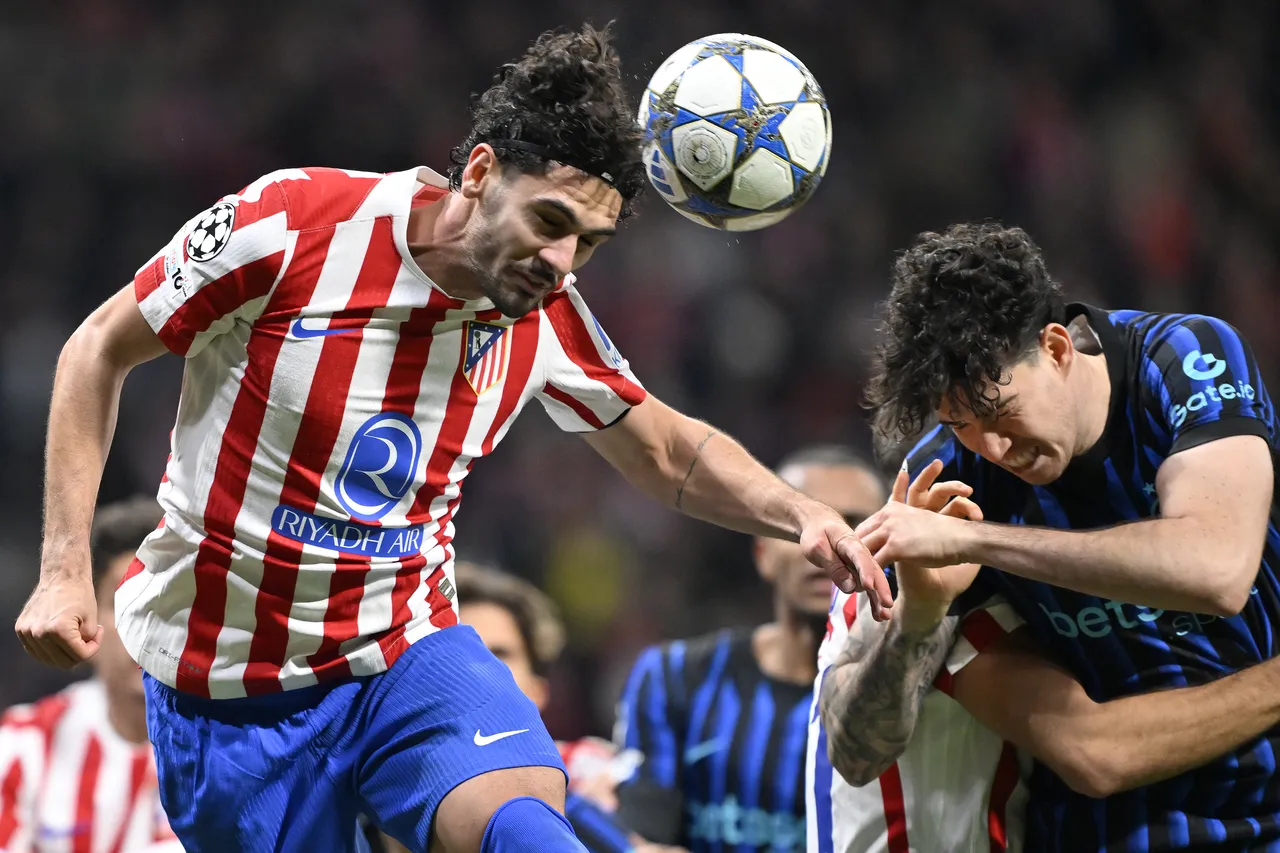 Atletico Madrid, konuk ettiği Inter'i 2-1 yendi