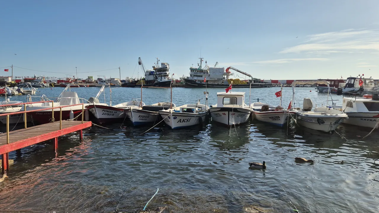 Balıkçılar lodos dinene kadar teknelerini onarmaya başladı