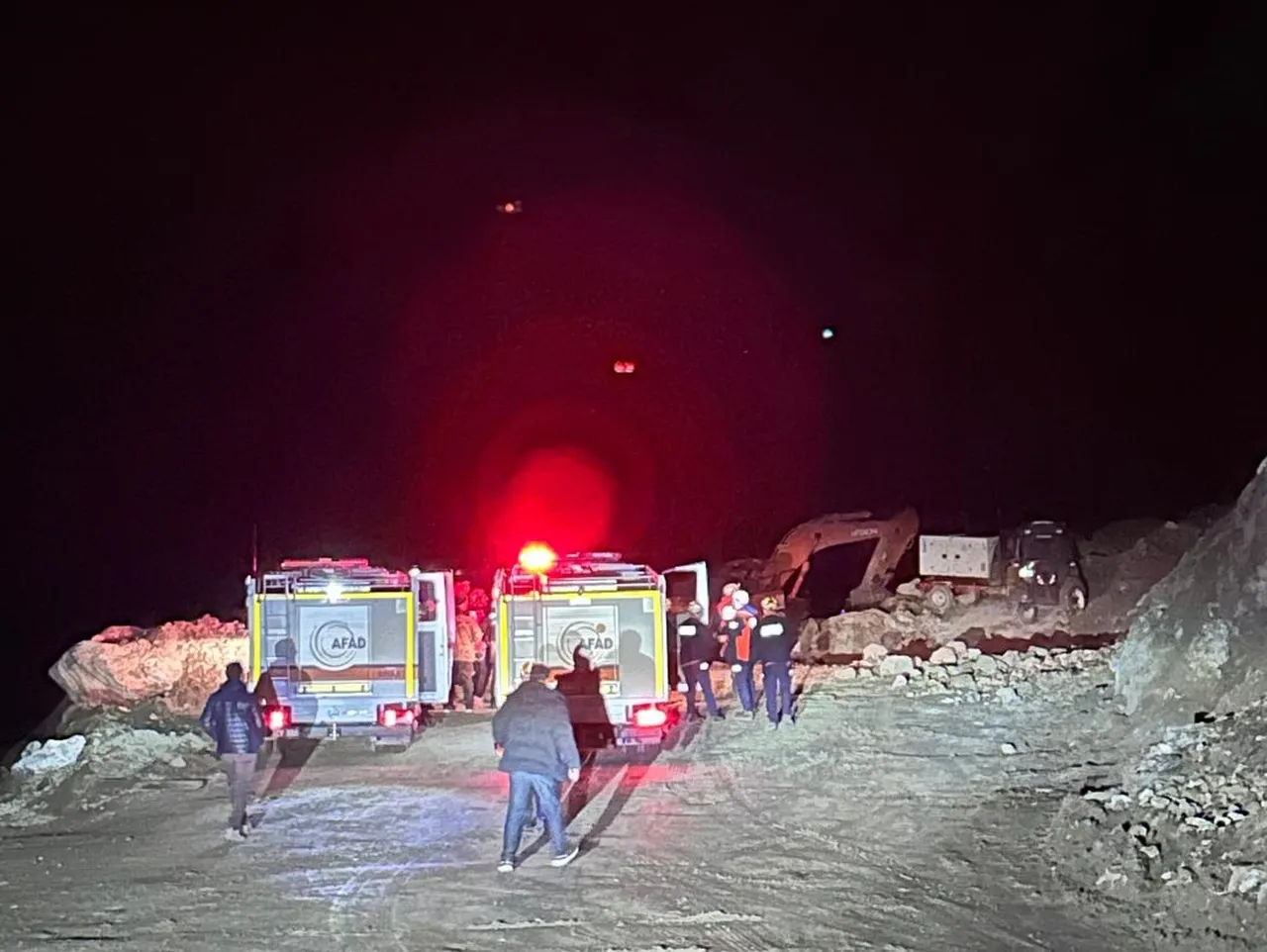 Şantiye müdürünü arama çalışmaları sürüyor