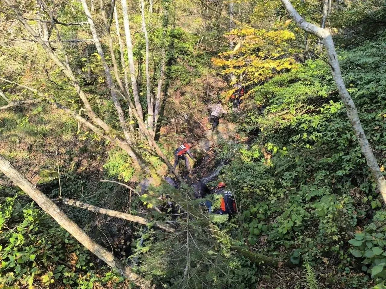Anne ve oğlunun cansız bedenlerinin bulunduğu konum