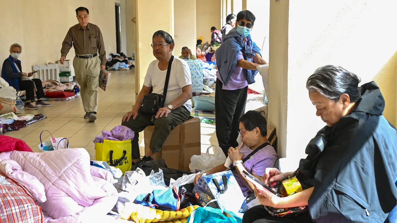 Çini sarsan felaket! Hong Kong yangınının görüntüleri facianın boyutunu gözler önüne serdi