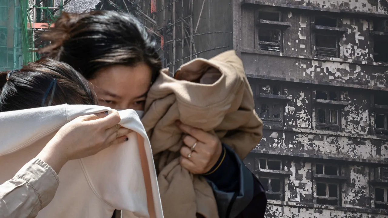 Çini sarsan felaket! Hong Kong yangınının görüntüleri facianın boyutunu gözler önüne serdi