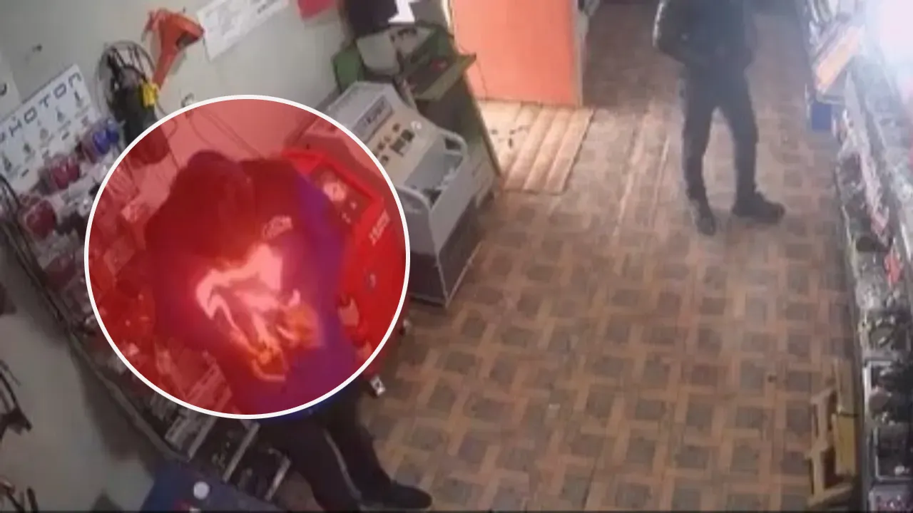 Elazığ’da korku dolu anlar! Yaptığı hata sonrası yüzü alevler içinde kaldı