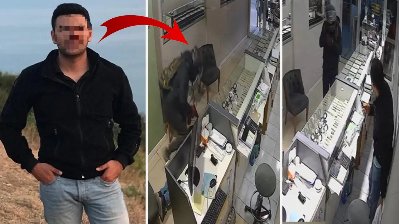 Kuyumcuyu silahla bastı, 170 altın bilezik çaldı! Hırsızın kimliği duyanları şaşkına çevirdi