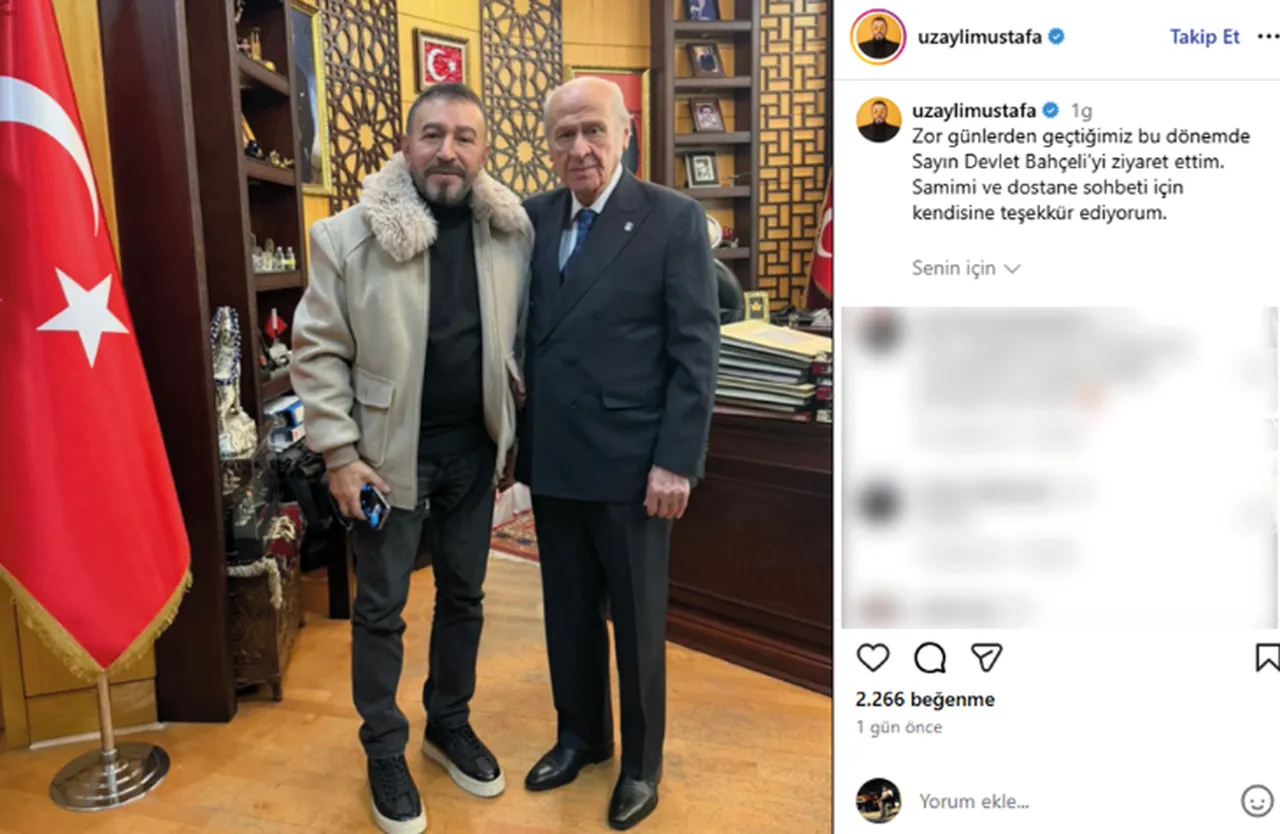 Mustafa Topaloğlundan Devlet Bahçeliye sürpriz ziyaret!