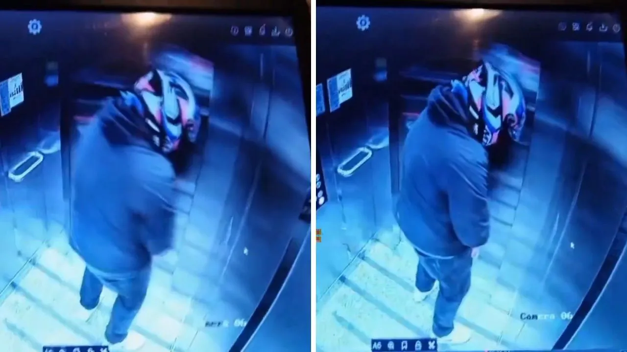 Yemek siparişi getiren kurye asansöre tuvaletini yaptı!