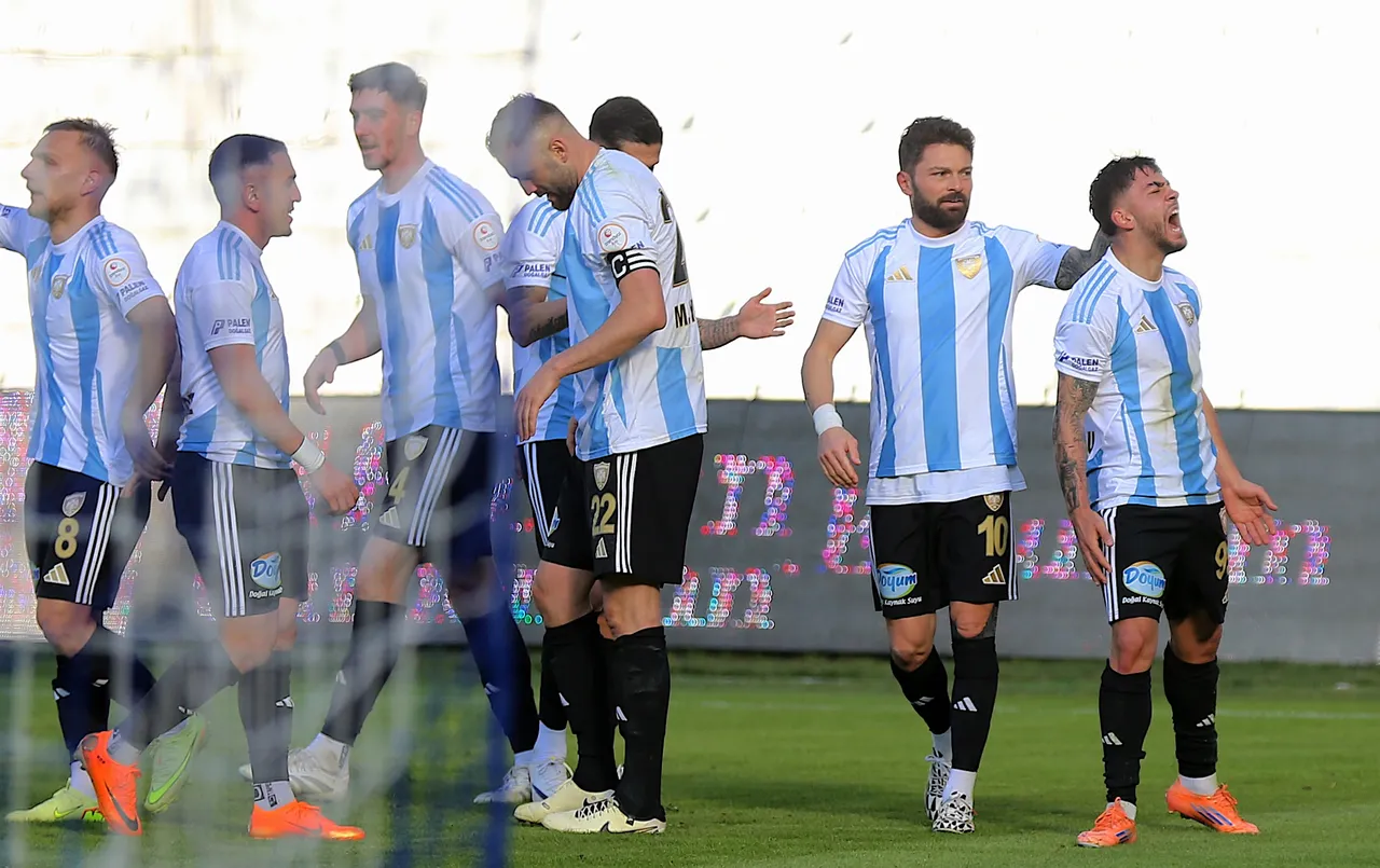 Erzurumspor'un galibiyet sevinci