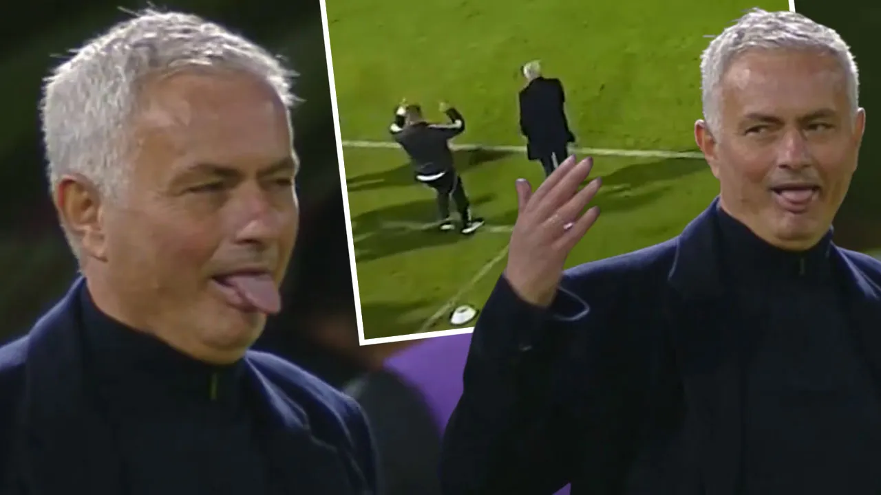 Jose Mourinho çılgına döndü: Hakeme dil çıkardı, rakibi kızdırdı
