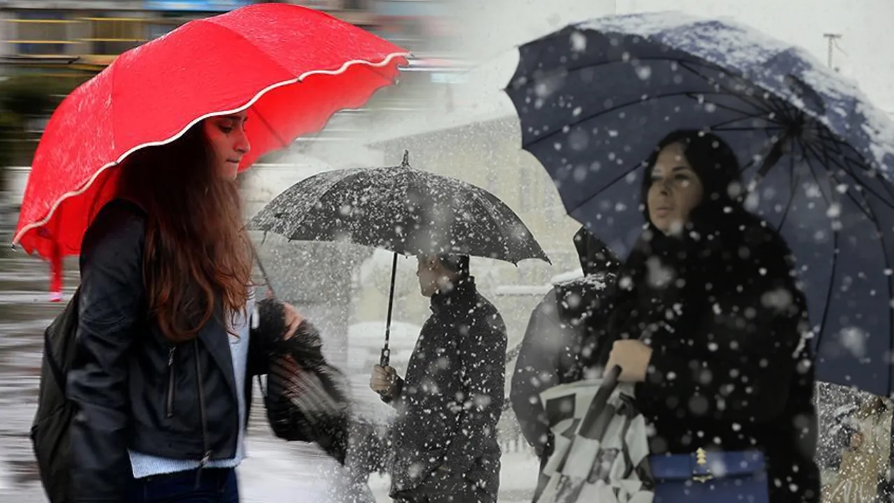 Kuvvetli sağanak ve kar geliyor! Turuncu ve sarı kodlu uyarılar peş peşe