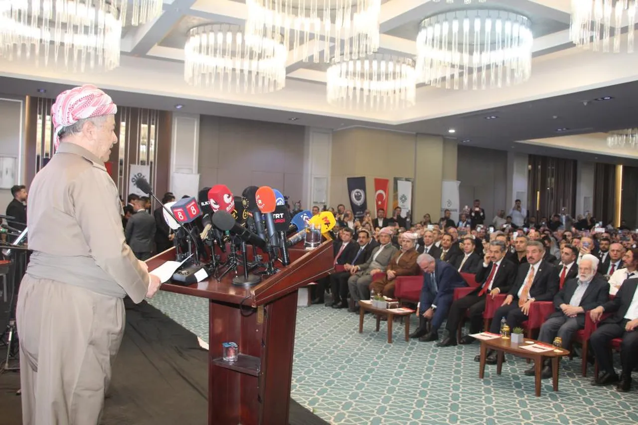 Mesut Barzani Şırnak'ta! Öcalan sözleri dikkat çekti