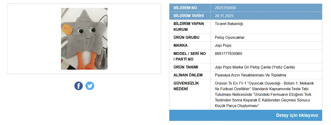 Ölüm riski var, raflardan toplatılıyor! Bakanlık 2 çocuk ürününün satışını yasakladı
