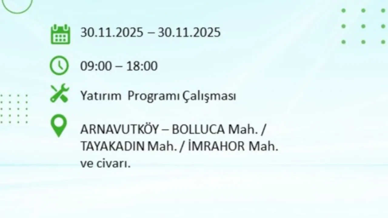 30 Kasım İstanbul elektrik kesintisi! İstanbulda elektrikler ne zaman gelecek?