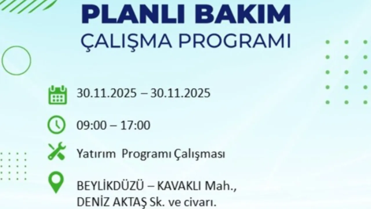 30 Kasım İstanbul elektrik kesintisi! İstanbulda elektrikler ne zaman gelecek?