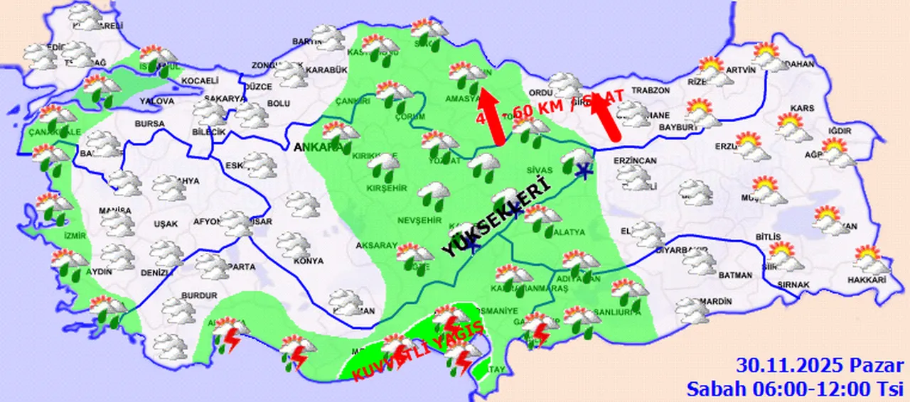 Bugün Ankara'da yağmur var mı? 30 Kasım Ankara Hava Durumu