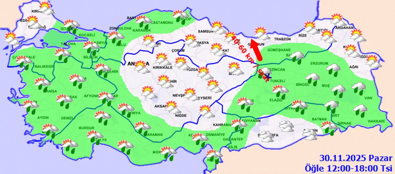 Bugün Ankara'da yağmur var mı? 30 Kasım Ankara Hava Durumu