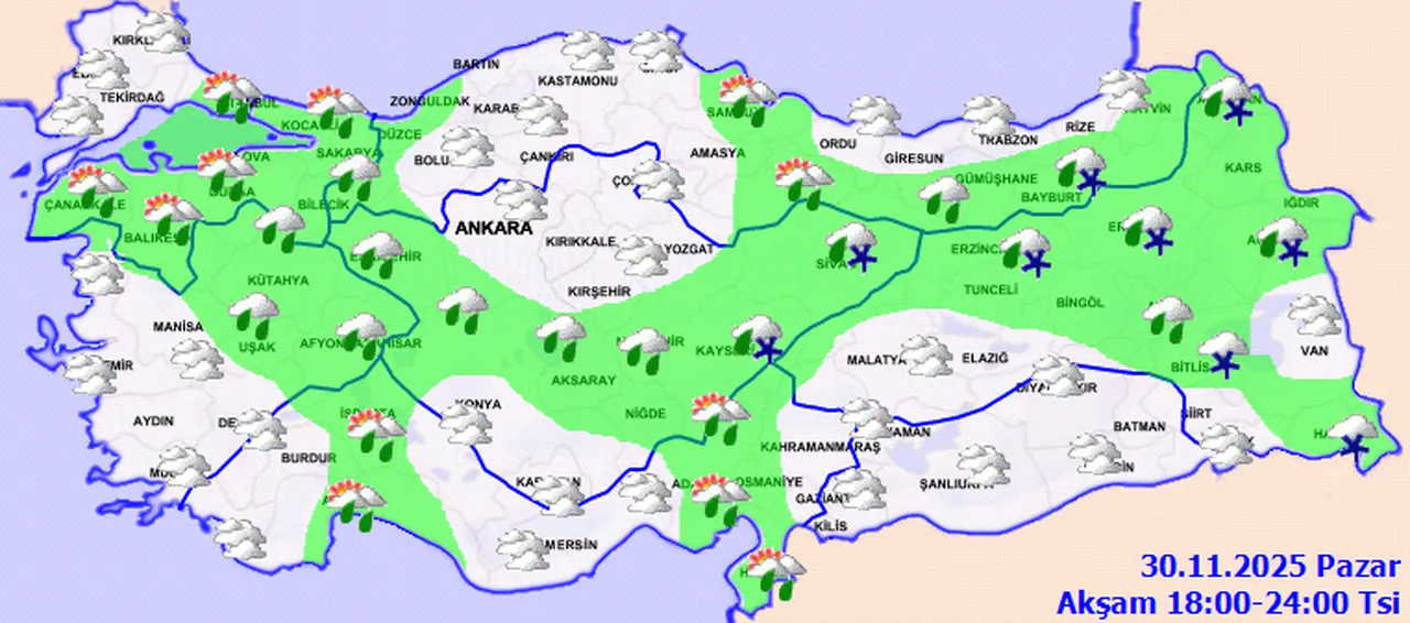 Bugün Ankara'da yağmur var mı? 30 Kasım Ankara Hava Durumu