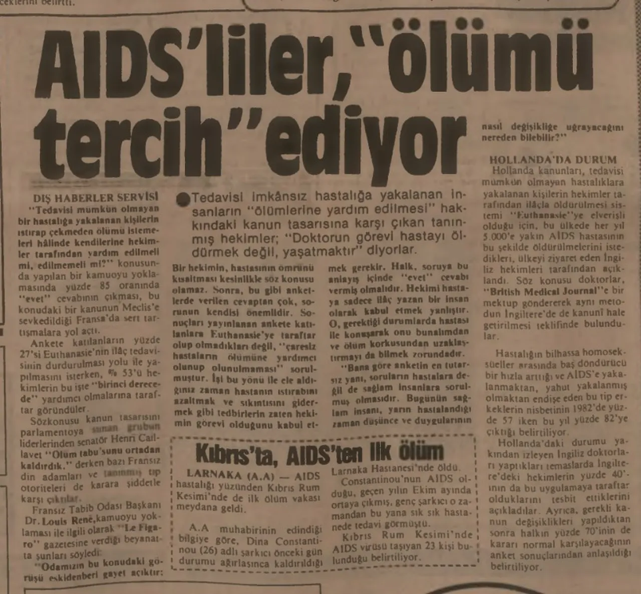 Dünya AIDS ile tanıştı! Engellenemeyen hastalık milyonlara yayıldı