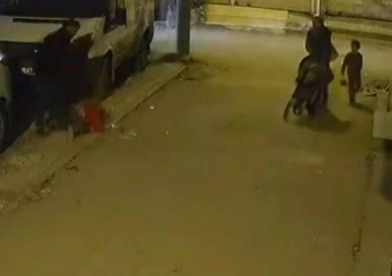 Korkunç anlar güvenlik kamerasına yansıdı