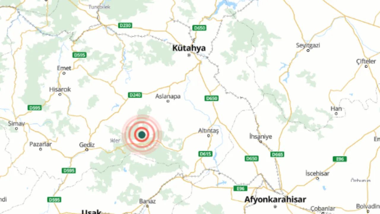 Kütahya'da deprem mi oldu? 30 Kasım Kütahya son dakika deprem verileri paylaşıldı!