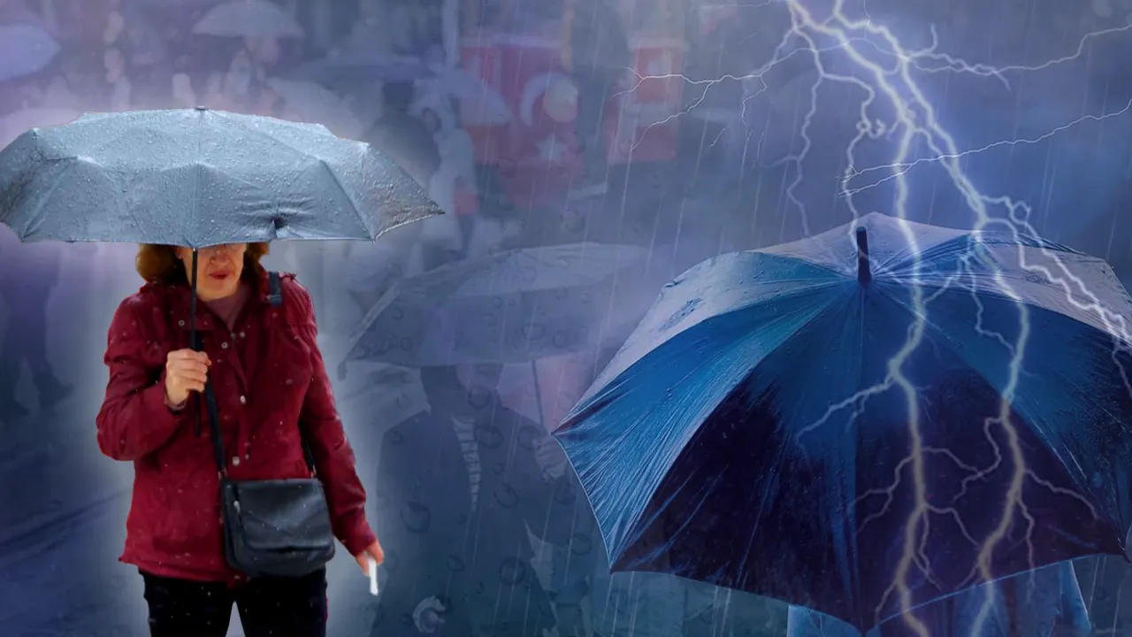 Meteoroloji 24 ili uyardı! Gök gürültülü sağanak yağış geliyor, işte o iller... 