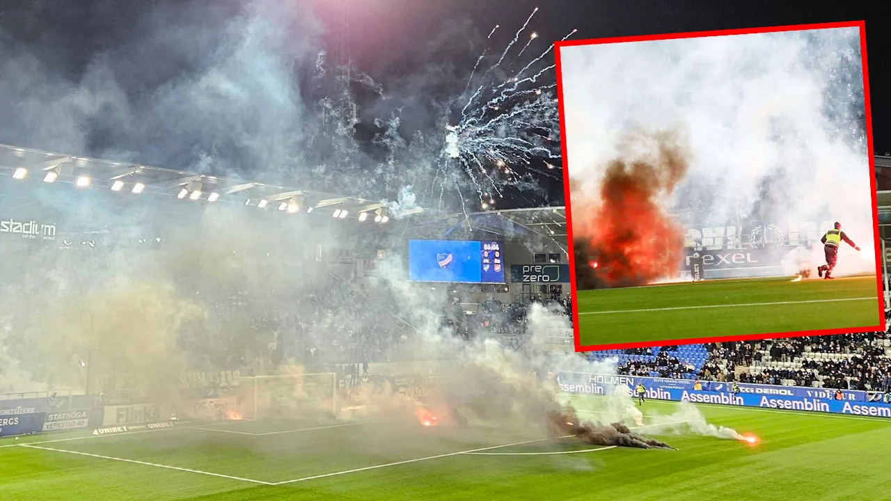 Takım küme düştü, taraftarlar sahayı ateşe verdi