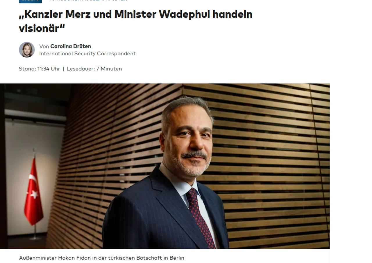 Dışişleri Bakanı Hakan Fidan, Alman basınına verdiği röportajda Avrupa’nın güvenlik açmazını ve Ukrayna savaşının bölgeye yansıyan etkilerini açıkça ortaya koydu.