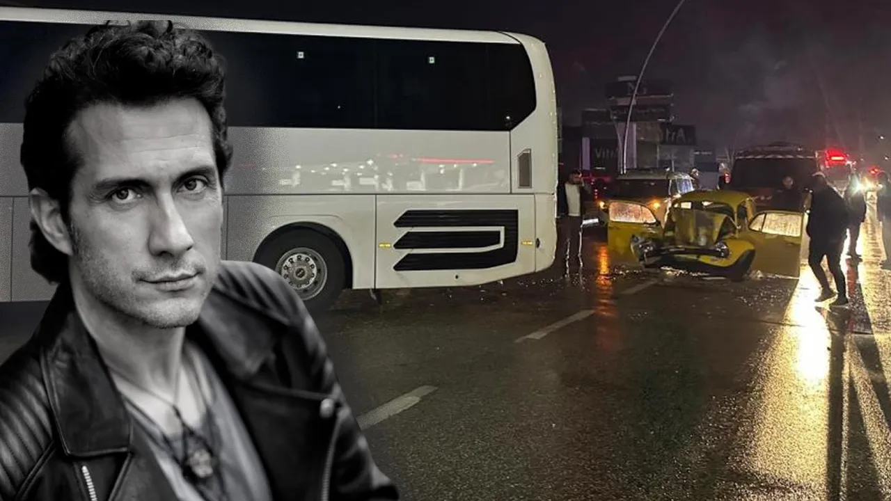 Uşak'ta can pazarı! Şarkıcı Kıraç'ın ekibini taşıyan otobüs kazaya karıştı! 