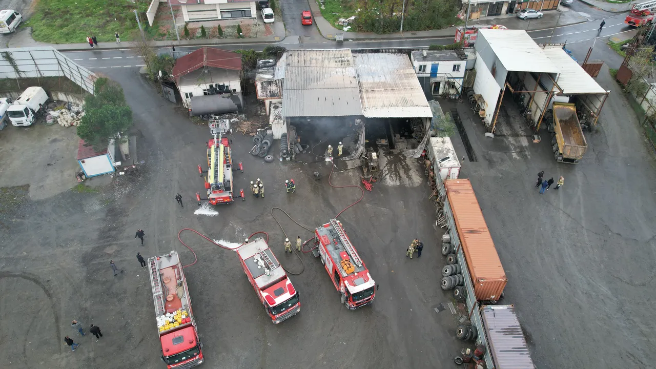 Yangında can kaybı ve yaralanan olmadı