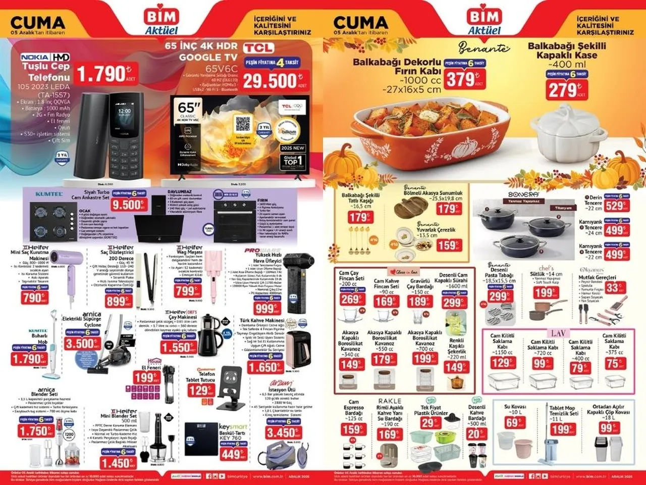 BİM 5 Aralık aktüel ürünler kataloğu! Bu hafta BİM'de hangi ürünler var?