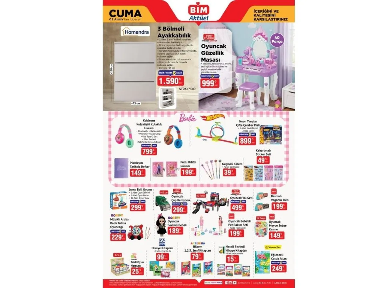 BİM 5 Aralık aktüel ürünler kataloğu! Bu hafta BİM'de hangi ürünler var?