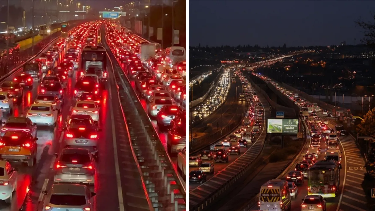 Galatasaray-Fenerbahçe derbisine dakikalar kala trafik kilit! İstanbul'da yoğunluk yüzde 85'e çıktı