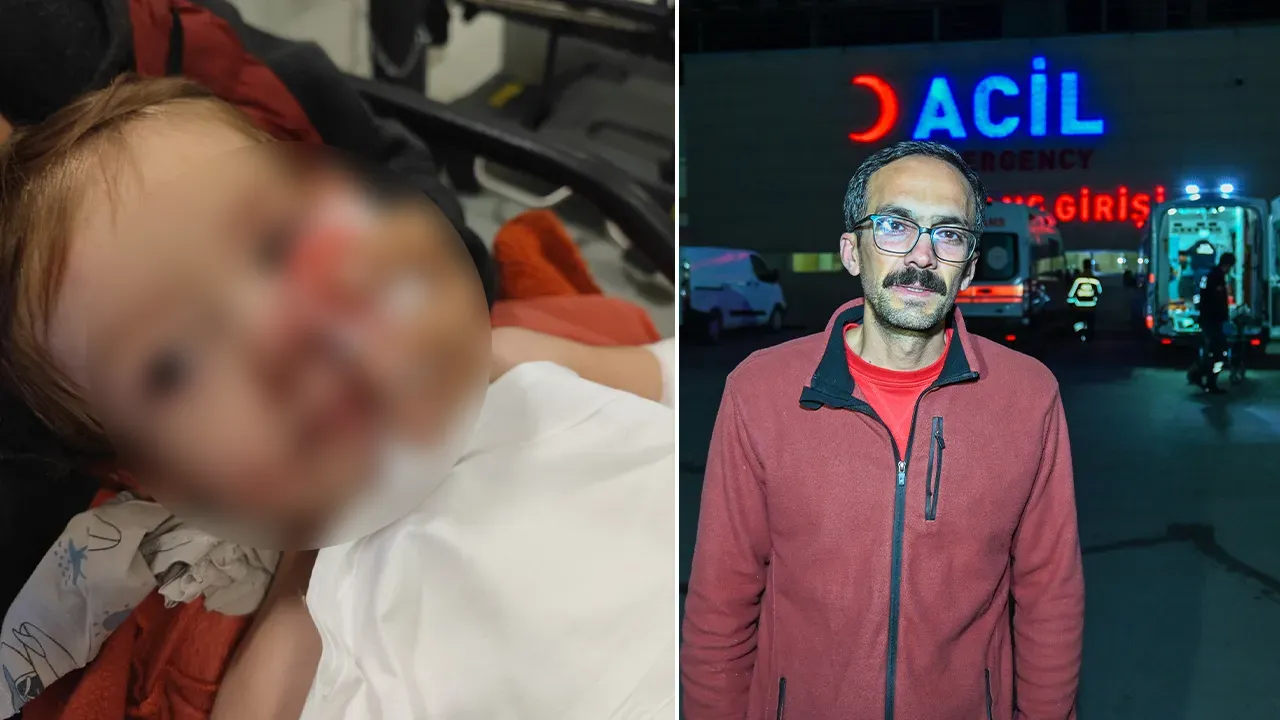 Çocukları hastanede tedavi gören baba tepki göstermişti