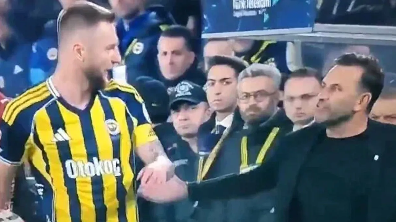 Milan Skriniar ile Okan Buruk arasında tartışma