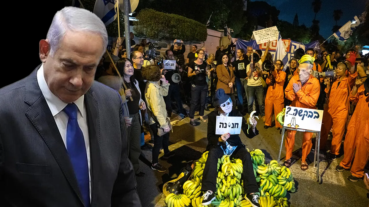 Netanyahu, Cumhurbaşkanı'ndan af talep etti! Halk sokağa döküldü