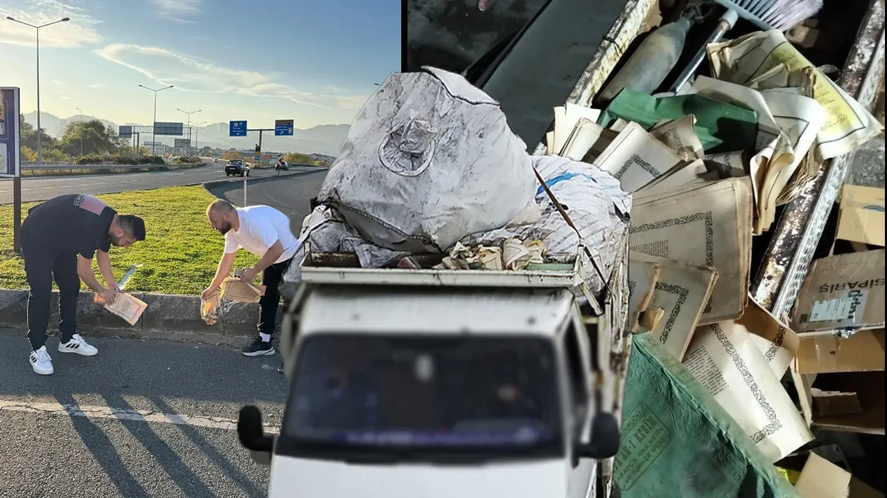 Ordu'da tepki çeken olay! Kur’an-ı Kerim sayfaları yola saçıldı