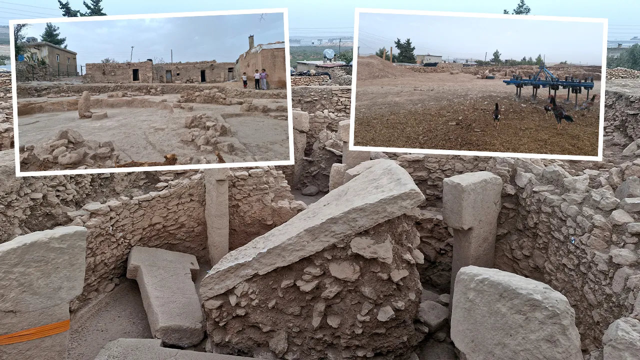 Sayburç'ta köpekler ve tavukların arasında arkeolojik kazı! Köy içindeki 'Göbeklitepe'