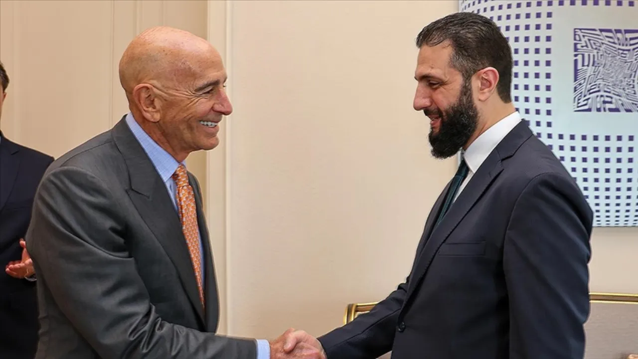 Suriye lideri Şara, Tom Barrack ile görüştü