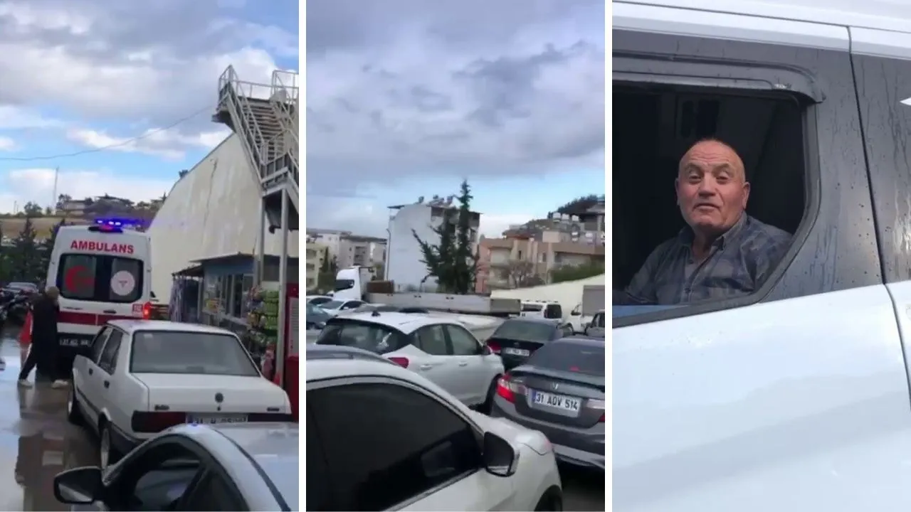 Trafiği birbirine kattı, yanlışlıkla hastaneye gitti! Suçu bakın kime attı