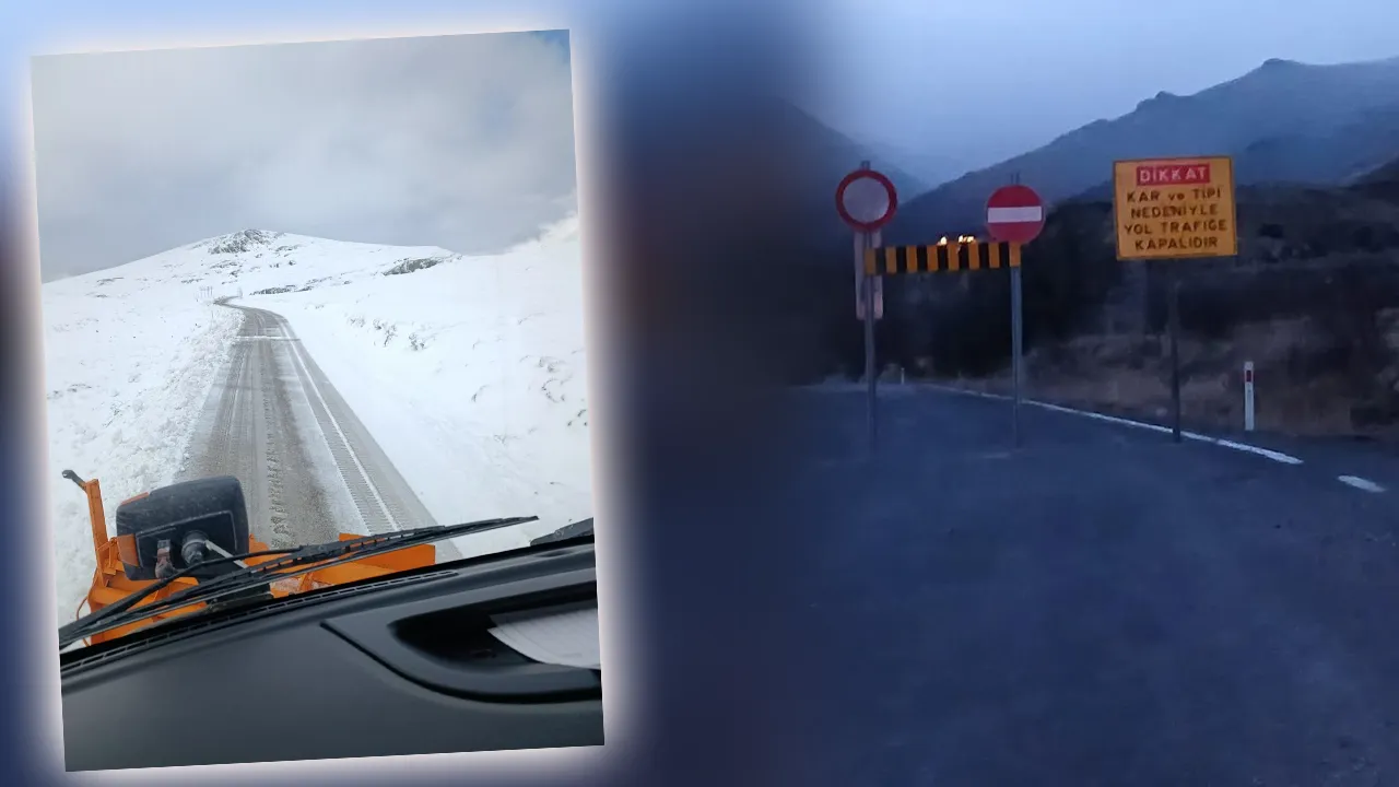  Bayburt’ta ulaşıma kar engeli! Bazı yollar boyunca kapatıldı 