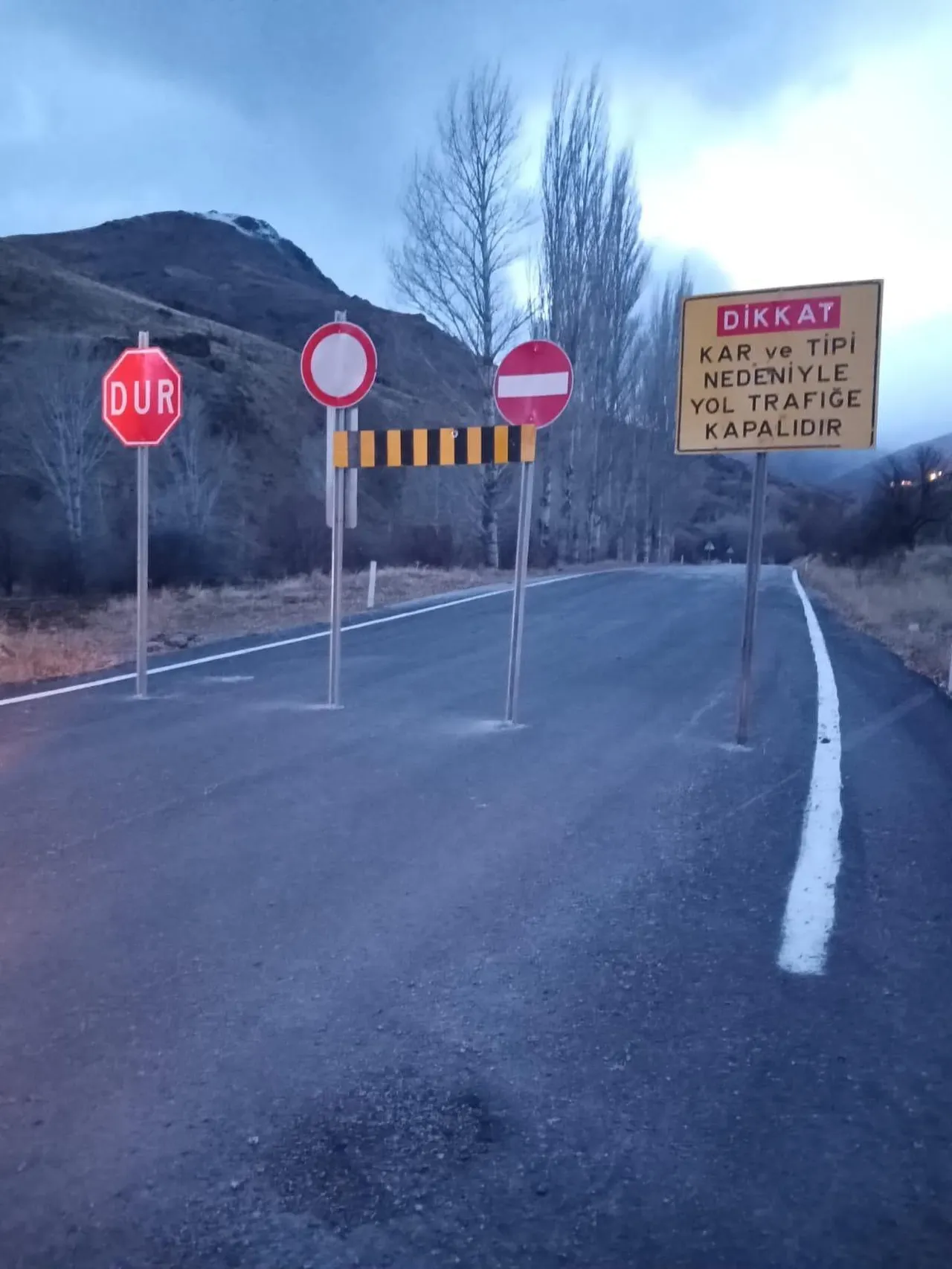 Kış boyunca kapatıl olacak yollara alternatif yollar sunuldu