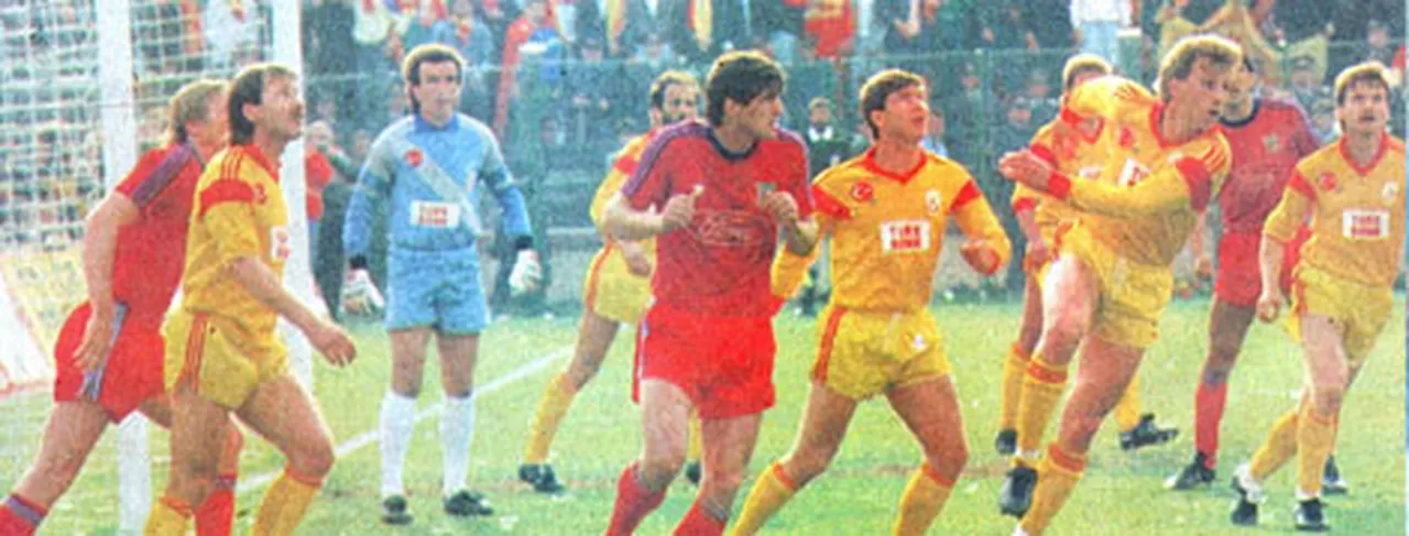 1989'da oynanan Steaua Bükreş-Galatasaray maçı