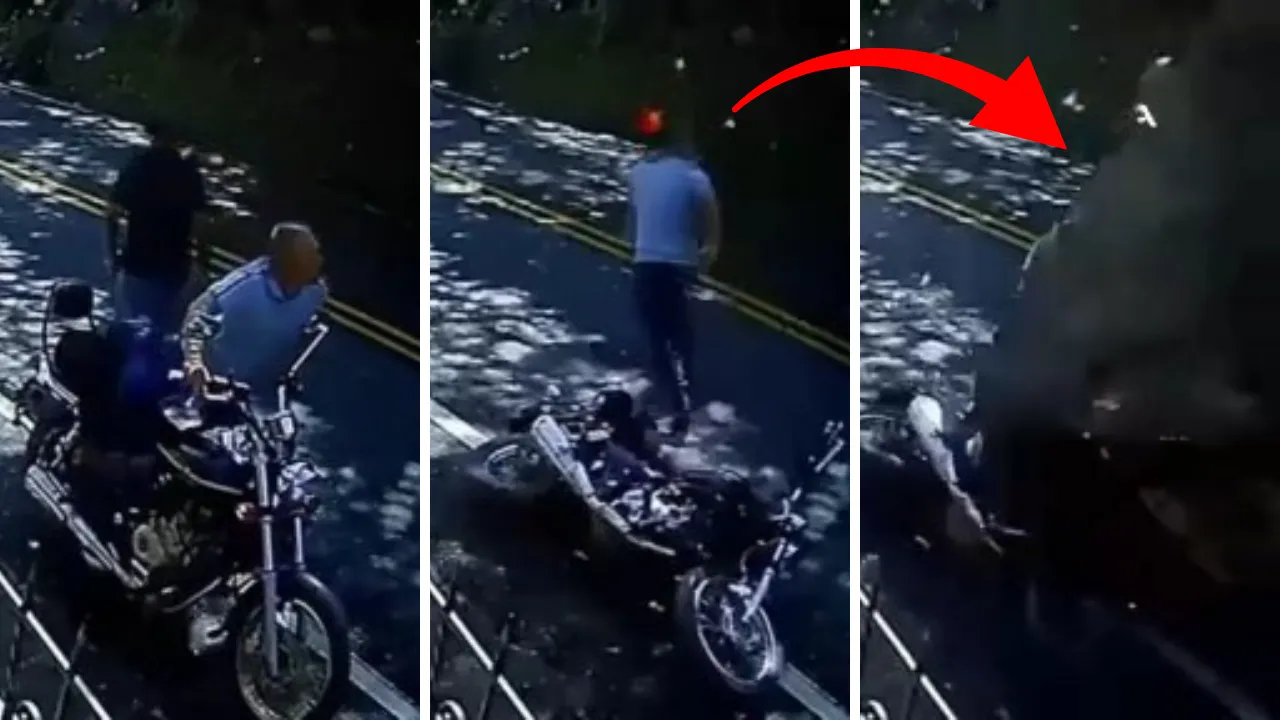 Düşen kayaların altında kalacaklardı: Panik anları kamerada